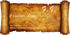 Fischel Ilma névjegykártya